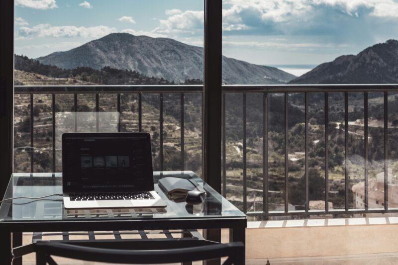 work from mountain